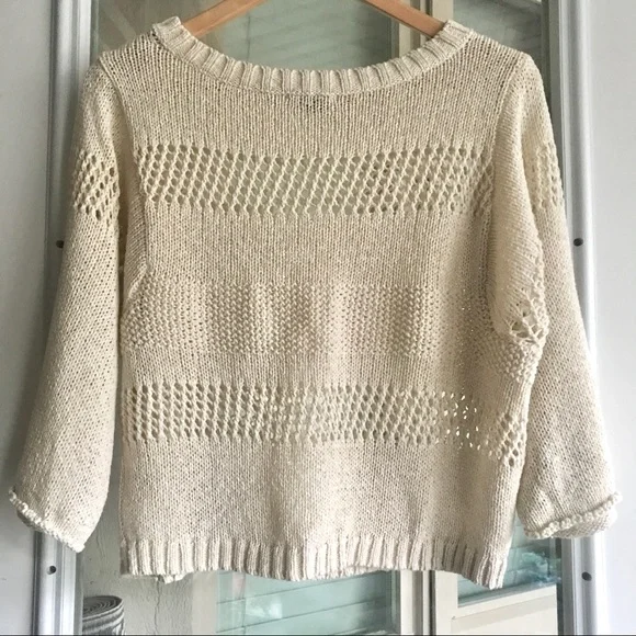 Open Knit Pullover Top - Picture 3 of 6